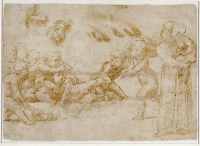 Amorini at Play by Raffaello Sanzio Raphael